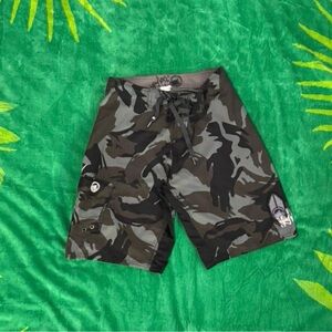 Liquid Force Camo Hidden Strippers Swim Shorts